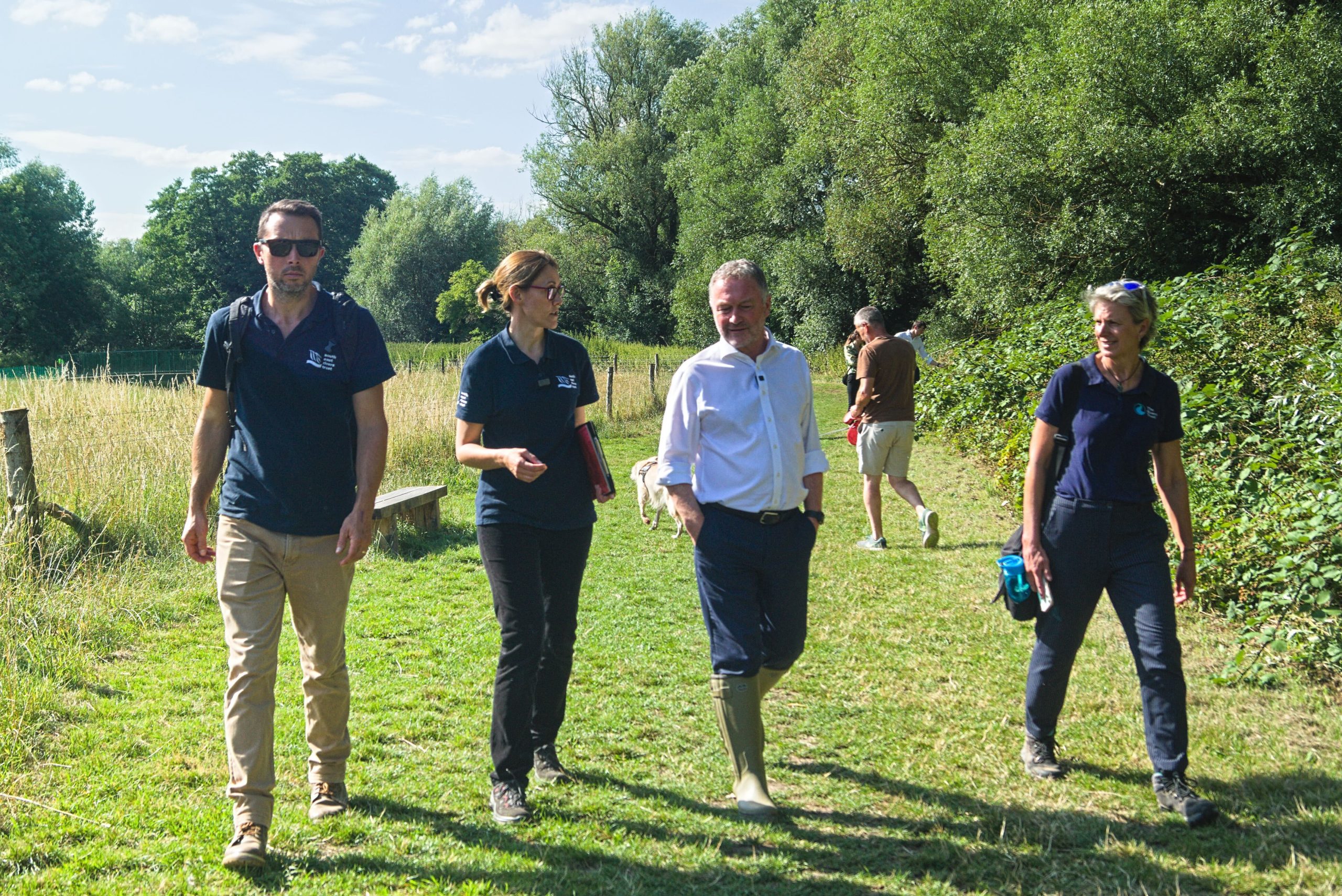 Wetland Project Tackling River Pollution Receives Official Visit